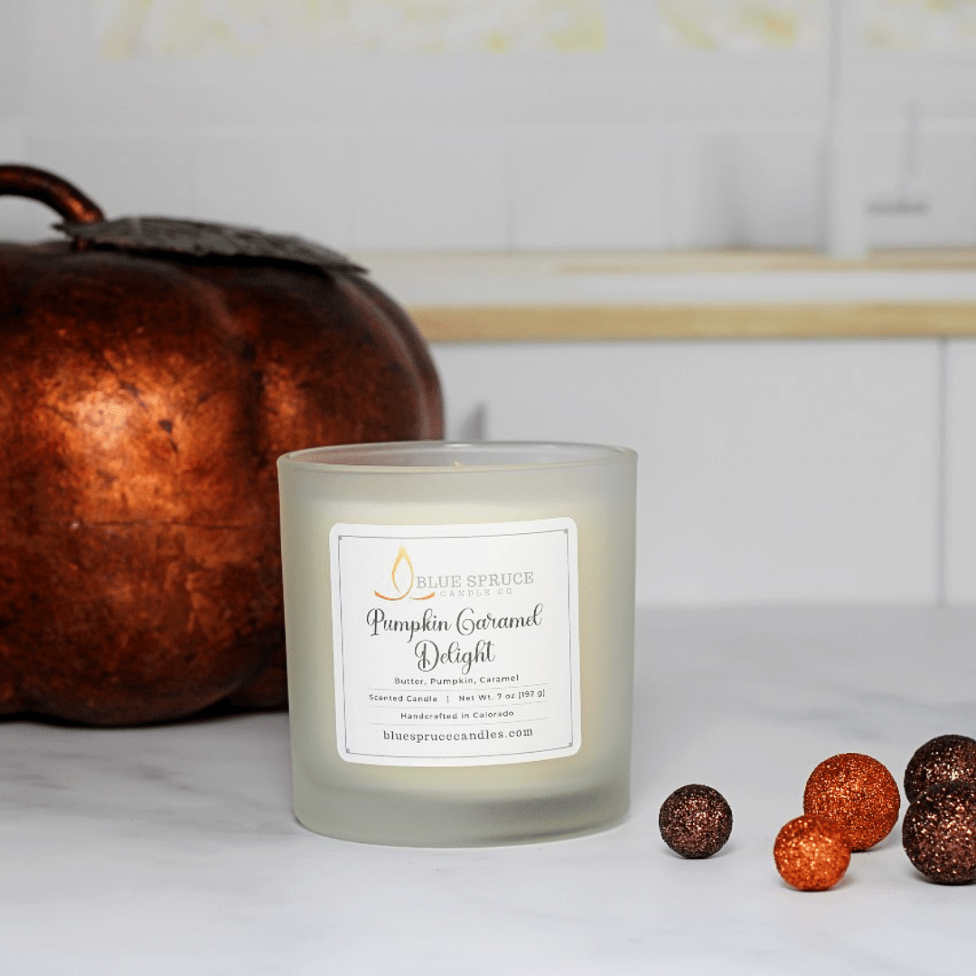 Pumpkin Caramel Delight Frosted Jar