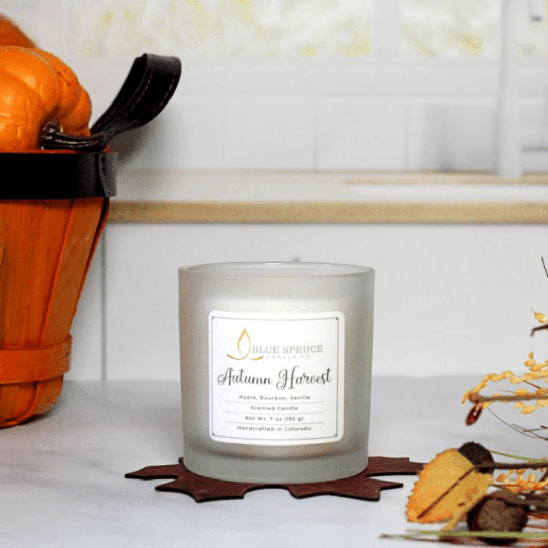 Autumn Harvest Frosted Jar
