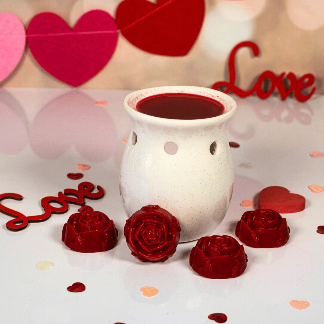 Rose Shaped Wax Melts infused with Rose Scent