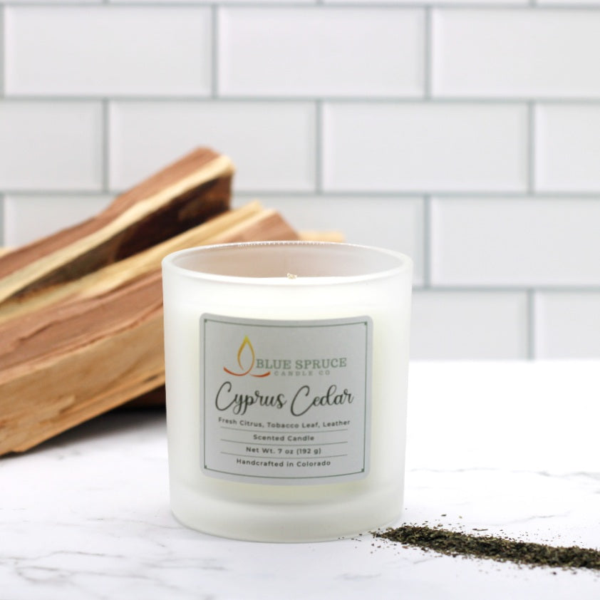 Cyprus Cedar Frosted Jar