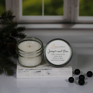 Juniper and Pine- Refreshing Pine Scented Candle