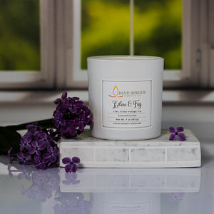 Lilac & Fig Floral Spring Scented Candle
