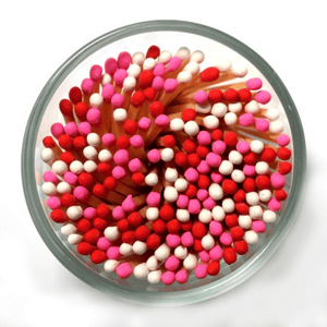 Red, Pink, and White Matches
