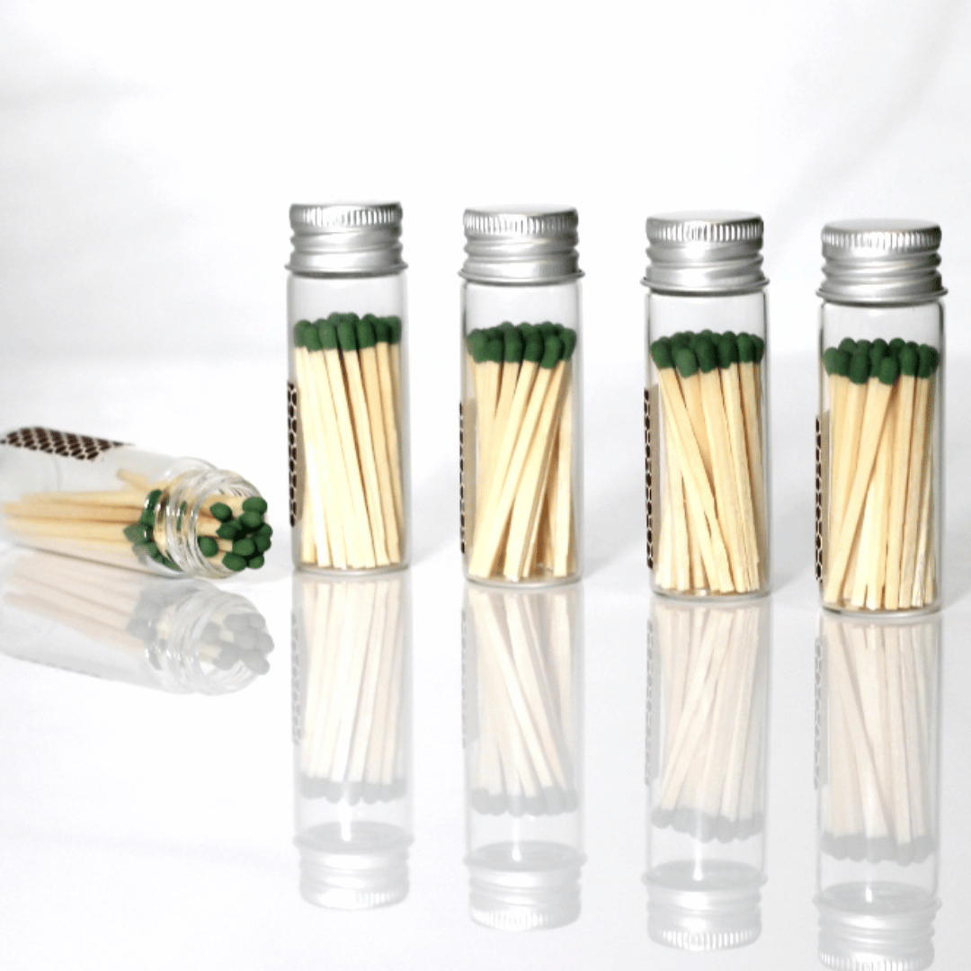 Signature Green Colored Matches