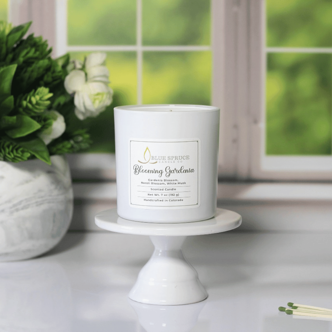 Blooming Gardenia Candle | Spring Scented Candles - BlueSpruce Candles