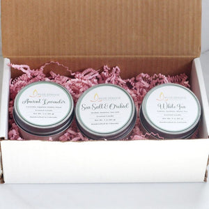 Spa Scented Candles Gift Set - Bluesprucecandles